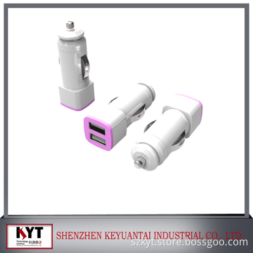 Hot popular cigarette lighter car battery charger and car charger with cable or usb (CE,FCC,ROHS certificate)